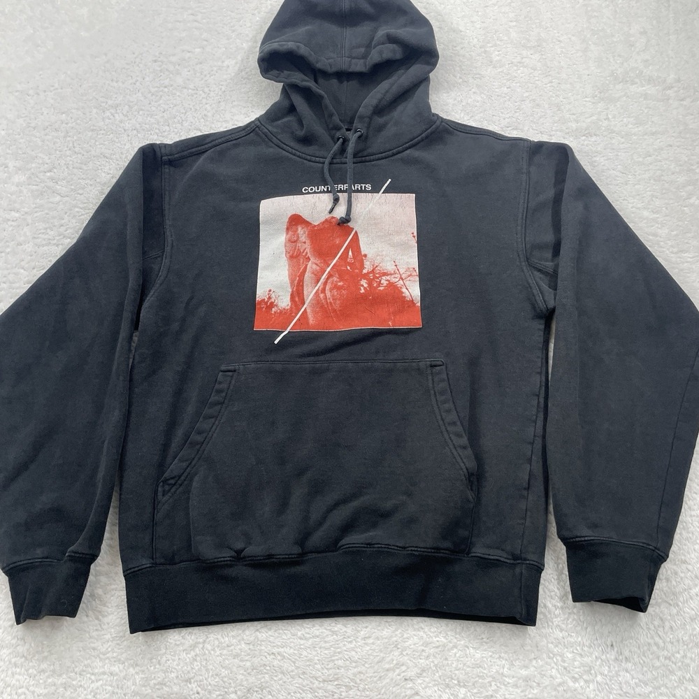 2010s Counterparts Pullover‎ Hoodie Mens Small Melodic Hardcore Metalcore Band